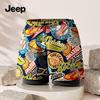 Jeep Men's Modesty Swim Trunks