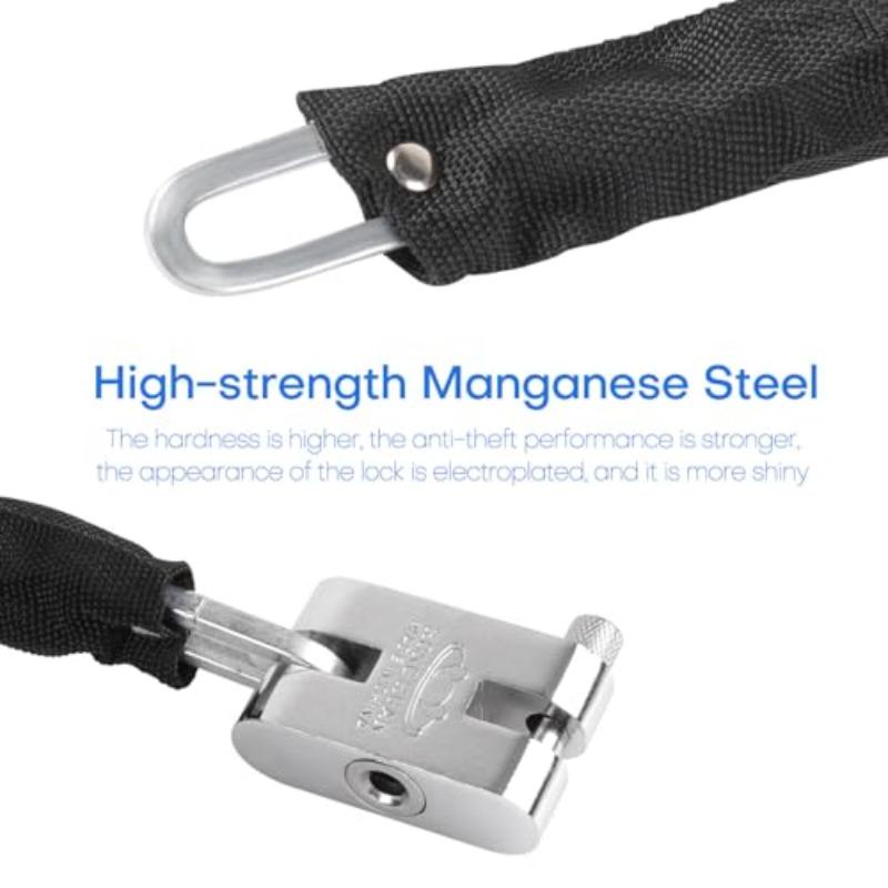 Anti Theft Bike Lock Suitable for Mountain Bikes on Highways Thickened and Hardened Lightweight Bike Chain Lock with High Safety