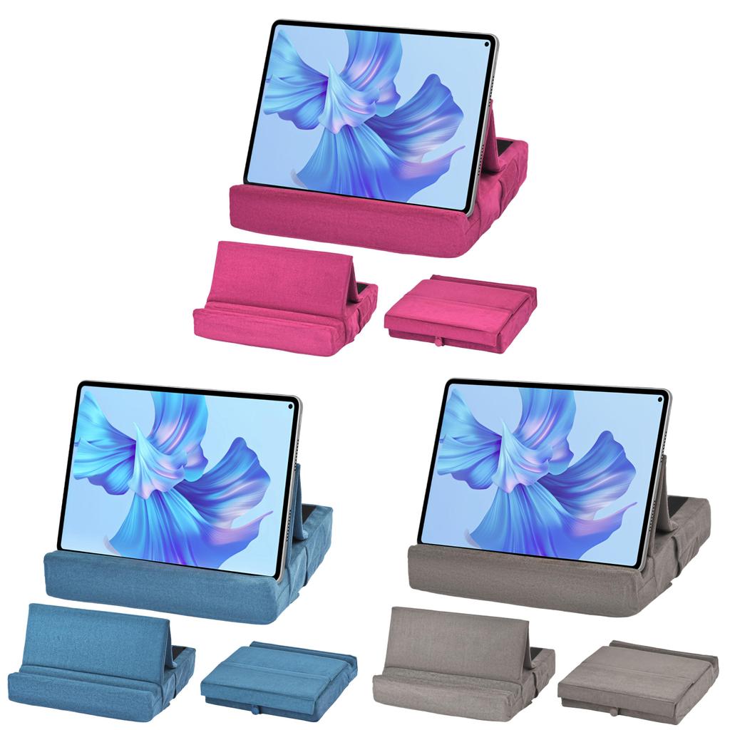 Foldable Tablet Reading Pillow Support For Ipad And Smartphone Reading Comfort