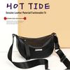 2025 Autumn/Winter Women's Top Layer Cowhide Shoulder Crossbody Bag