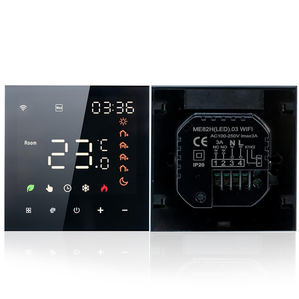Smart Thermostat Digital Programmable LCD Display Touchscreen Underfloor Heating Temperature Controller Digital