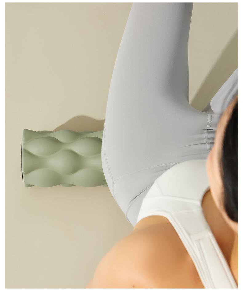 Hata Foam Roller: Yoga & Massage Tool for Home or Club - Professional Fitness Muscle Fascia Relaxation Roller.