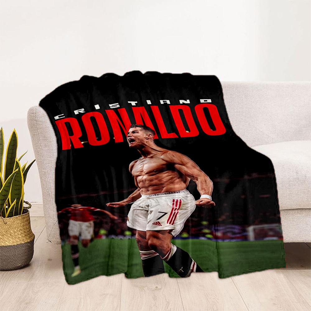 Cristiano Ronaldo Juventus Blanket Soft Warm Cozy Great for Bed Seaside Office for All Seasons Modern Style Best Holiday Gift for Friends Family