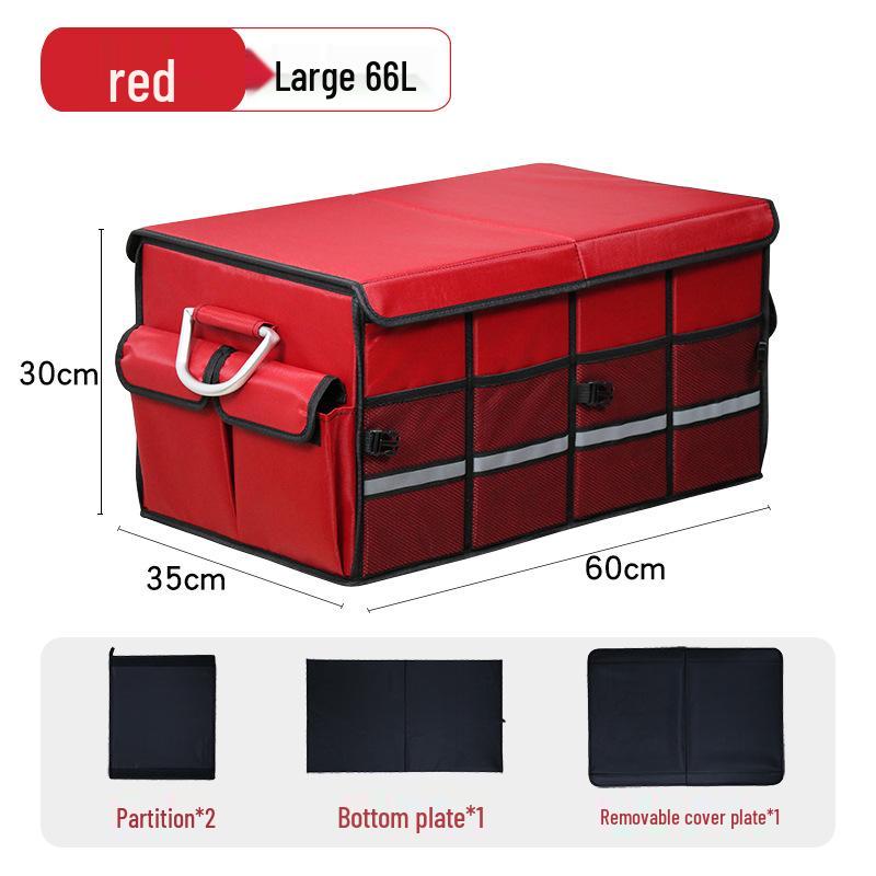 Foldable Car Trunk Organizer Box for Outdoor Use