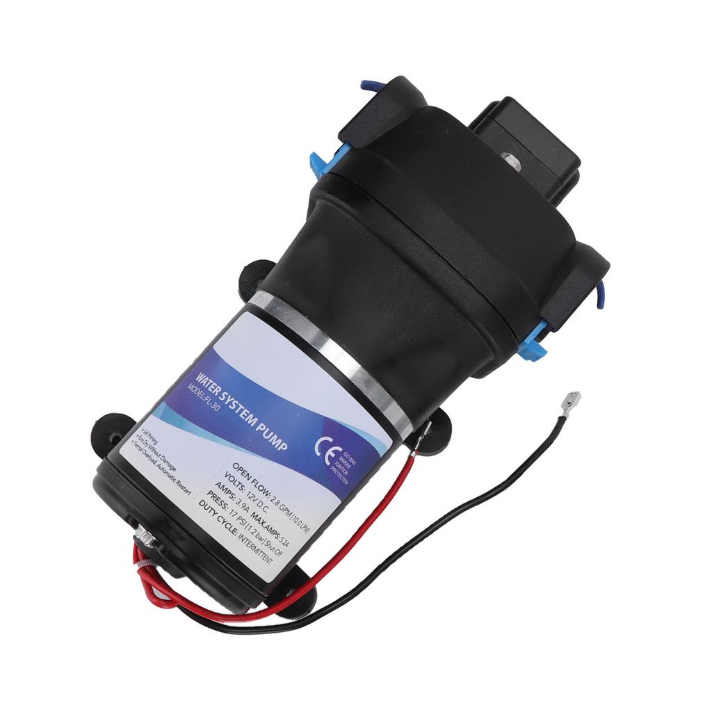 Water Pump SelfPriming Outdoors DC Electric Engineering Plastic for Rv Yacht FL30 12V