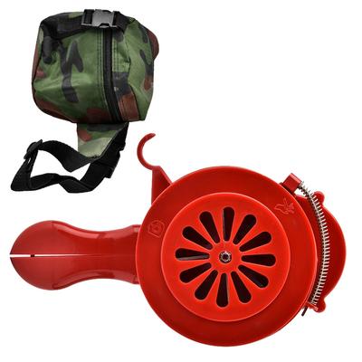 Portable Hand Crank Alarm Plastic Shell Manual Operated Air Raid Alarm