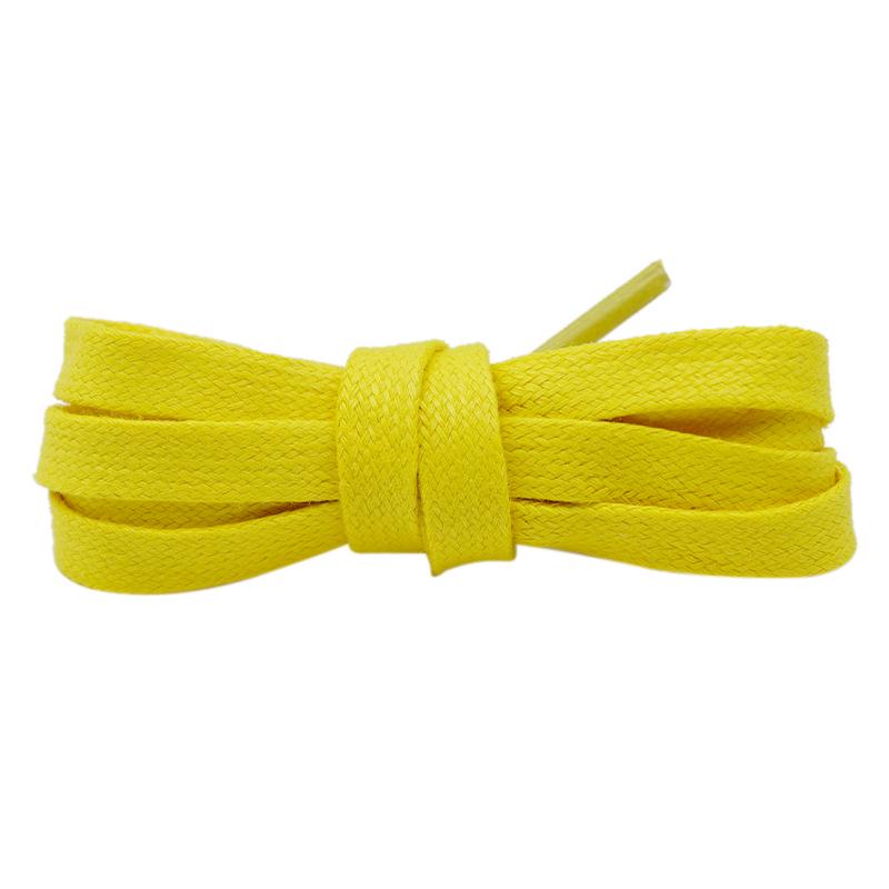 Kurojin Flat Waxed Cotton Shoelaces for Sneakers and Casual Shoes