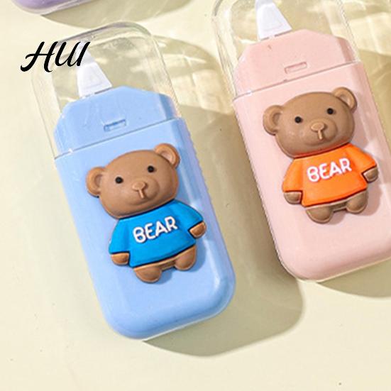 Doll Shaped Correction Tape 6Pcs Cute for Students Portable Mini Whiteout Roller Smooth Cartoon Non-Break School Office Supplies Eye-catching