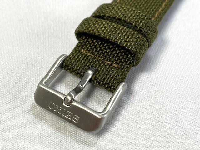 L0MT012J0 SEIKO Prospex 20mm Polyester Band Green and Via (for SBDY099/ 4R35-04J0 Others) (Ships Nekoposu)