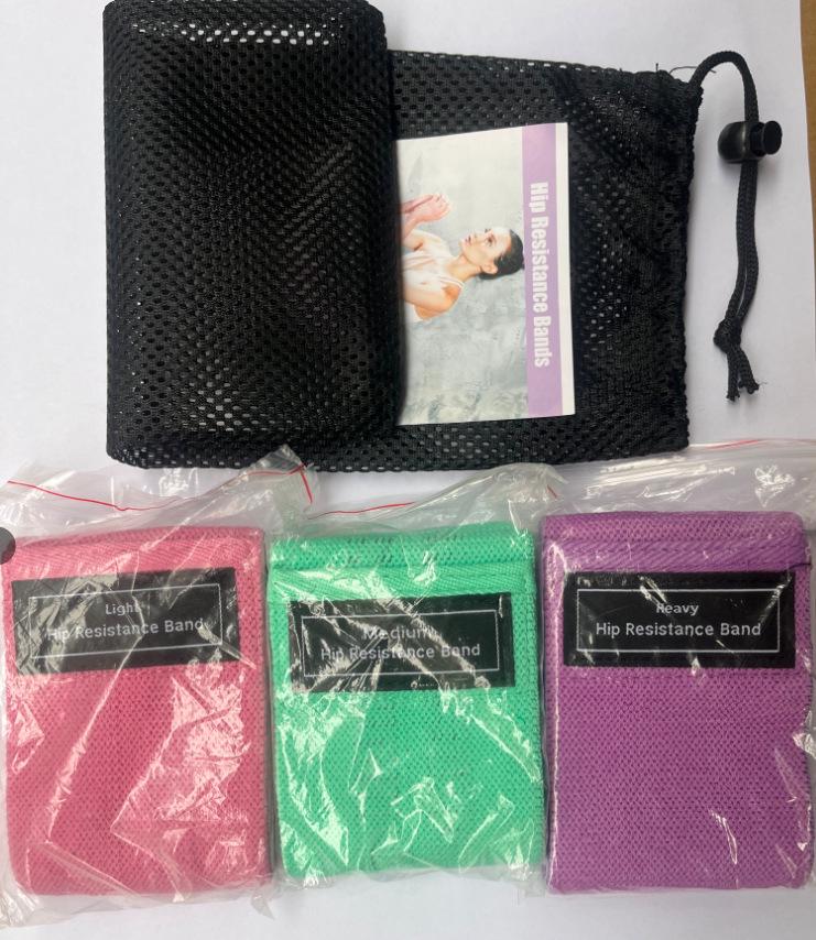 Yoga Knit Elastic Resistance Band for Beginner Leg & Hip Training