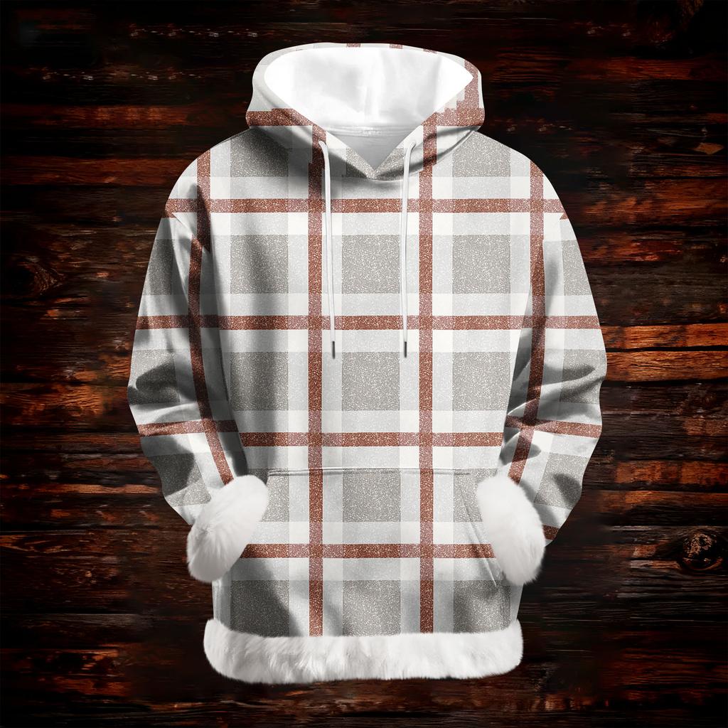 Damska codzienna bluza z kapturem z długim rękawem i nadrukiem