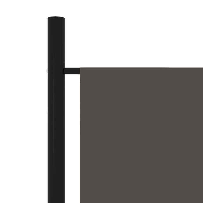 VidaXL Cloison de séparation 3 panneaux Anthracite 150x180 cm