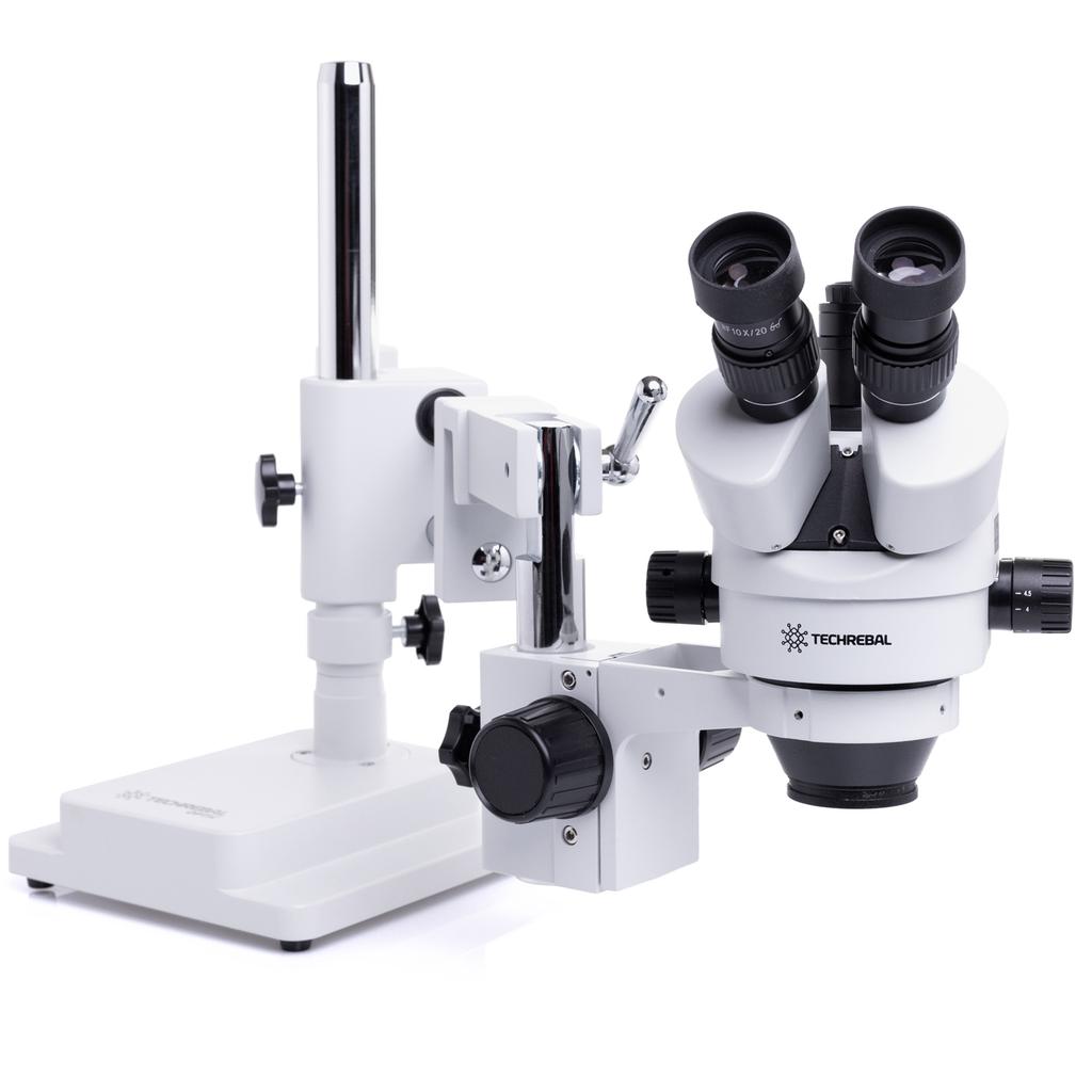 Techrebal 10Hw Trinocular Stereo Microscope - White Szm7045T-Stl2