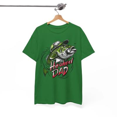 Hooked Dad Salzwasserfischerei T-Shirt - Offshore Angler T-Shirt für die Tiefsee