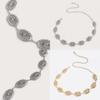 Westlicher Stil Hohlmetall Taille Kette Mit Geschnitzten Details Für Damen Mode Accessoire