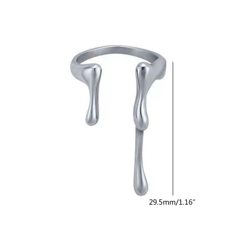 Chunky Vintage Silver Stackable Knuckles Rings Finger Rings Neutral Retro Ring Y2K Knuckles Rings for Women Girls