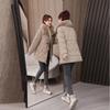 Mom's winter padded jacket, new down padded jacket, foreign style, middle-aged and elderly women's winter warm medium and long down padded jacket