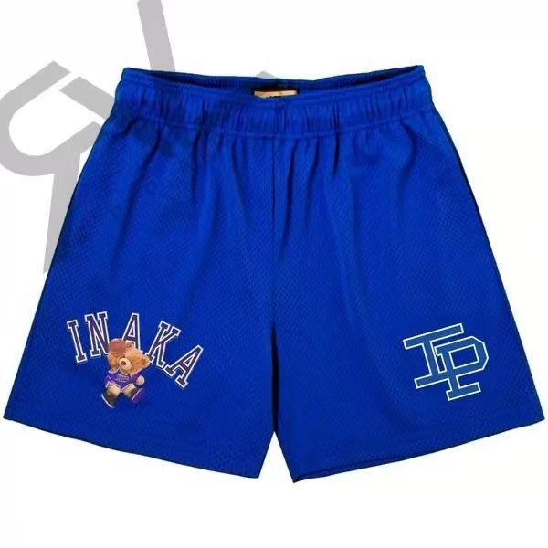 American Trendy Mesh Sports Shorts: Unisex Knee-Length for Running, Training, Basketball