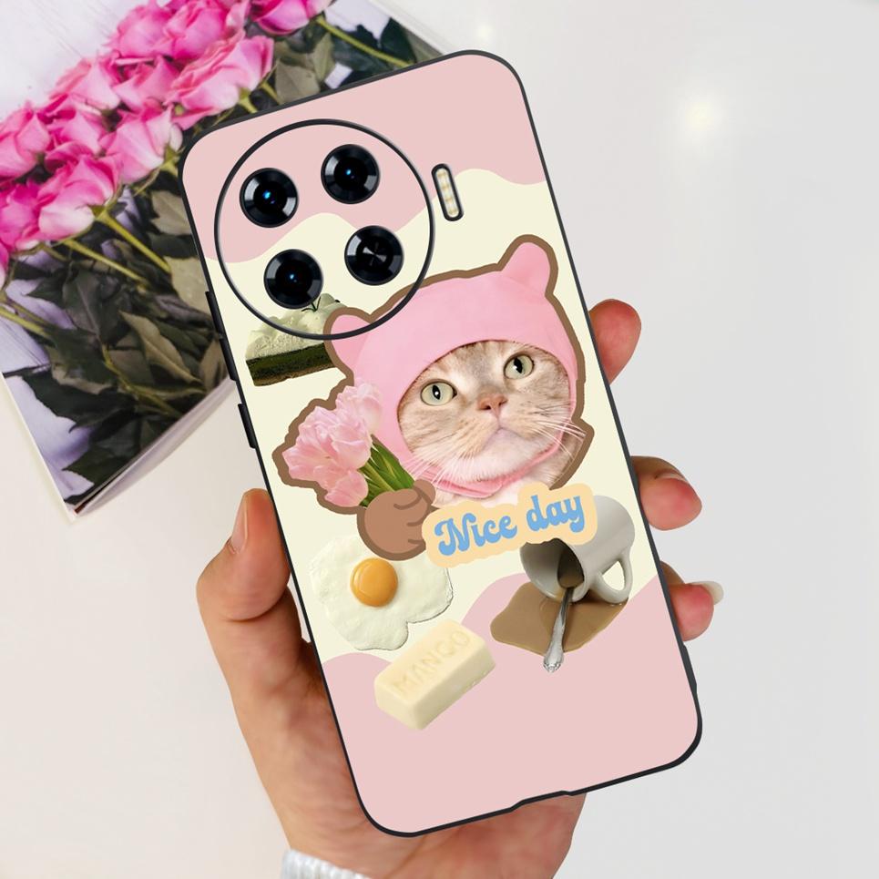 For Tecno Spark 20 Pro Plus Spark 20c 20Pro Phone Case Rose Flower Butterfly Stylish Fashion Soft Matte TPU Silicone Back Cover
