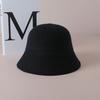 Bucket Hat Women's Autumn and Winter Fashion Versatile Literary and Retro Bucket Hat Big Head Circumference Showing Face Small Bucket Basin Hat