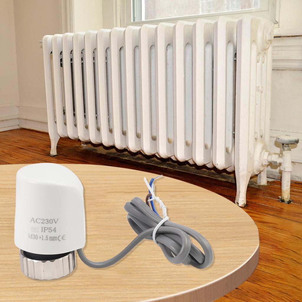 Electric Thermal Actuator Valve AC230V M30x1 5mm for Floor Heating Radiator Valve Systems with Consistent and Stable Performance