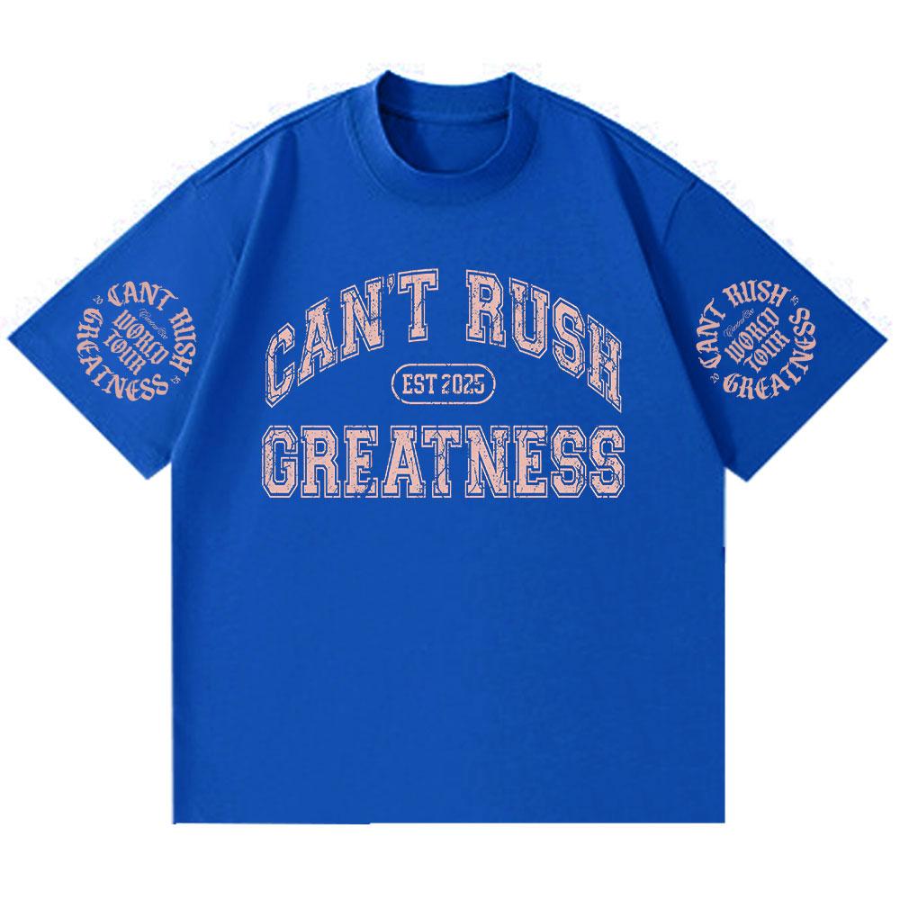 Central Cee CAN'T RUSH GREATNESS World Tour 2025 T-shirt Summer Cotton Short Sleeve T Shirts Men Women Fashion Hip Hop T-shirts