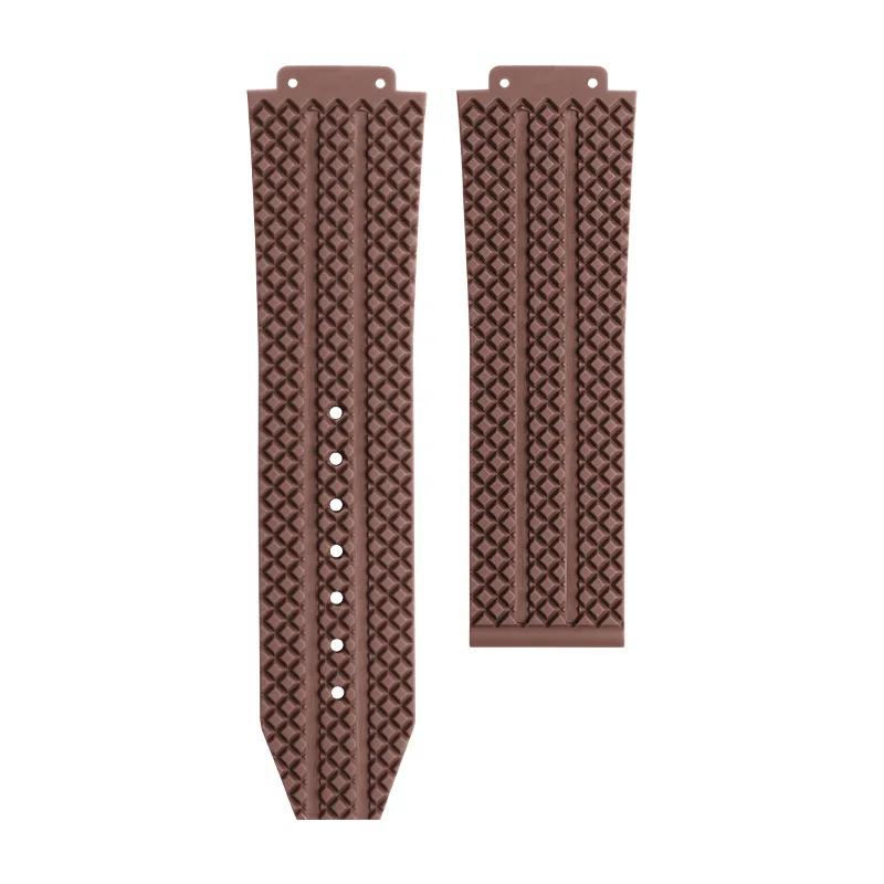 25x17mm Colorful Soft Rubber Watch Band For HUBLOT Strap For BIG BANG Series Waterproof Men's Watchband  Accessories Screwdriver