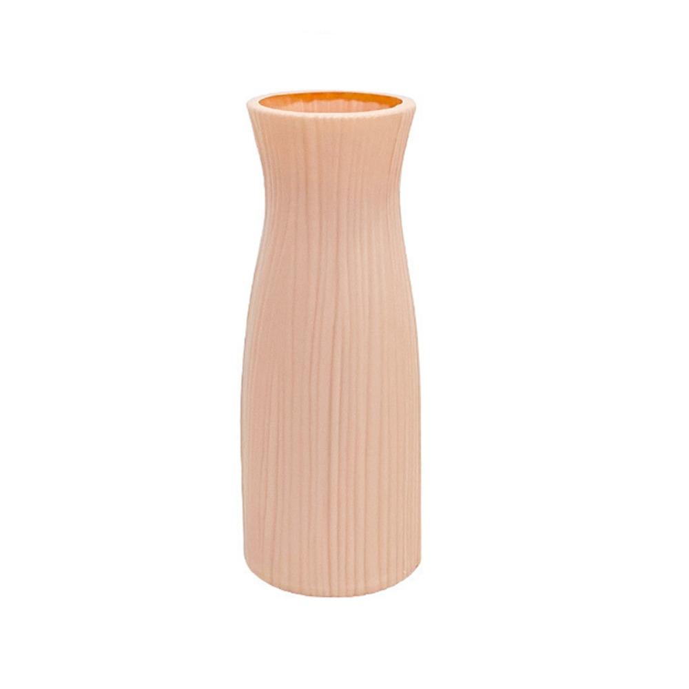 Plastic Nordic Style Vase Imitation Ceramic Desktop Ornament Flower Pot Decoration  Living Room