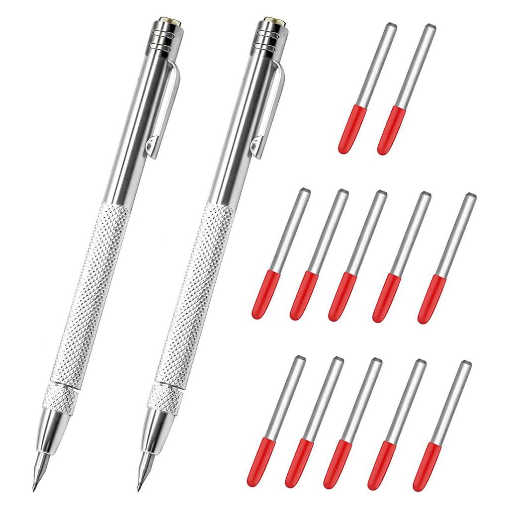 Magnetic Line Marker Pen, Diamond Engraving Pen, Tungsten Steel Scriber, Ceramic Glass Line Marking Pen, Alloy Scriber Pen