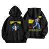 Unisex Casual Letter Print Hoodie Long Sleeve Loose Fit Sweatshirt for Men and Women