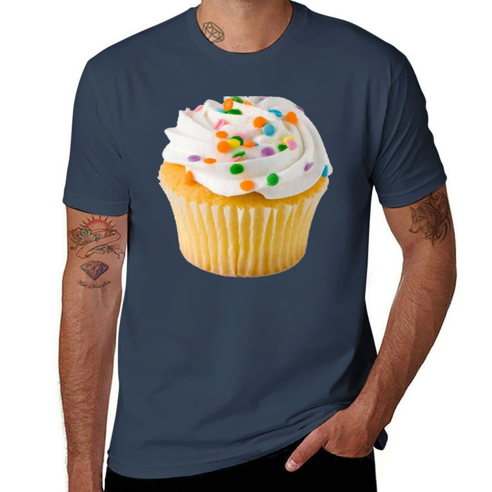 Cupcake Tshirt Casual Loose Fit Short Sleeve Tshirt S