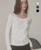 Ledeoli Scoop Neck Ribbed Long Sleeve [3 Colors]