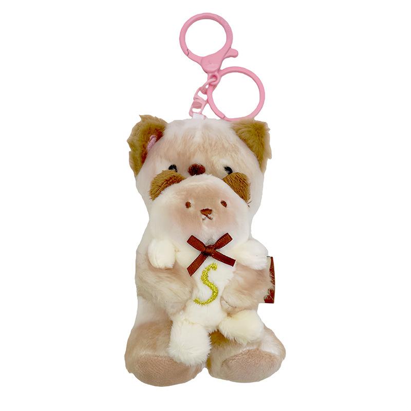 Cartoon Keychain Pendant, Plush Toy, Creative and Personalized Schoolbag Hanger, Doll, Cute Little Accessory