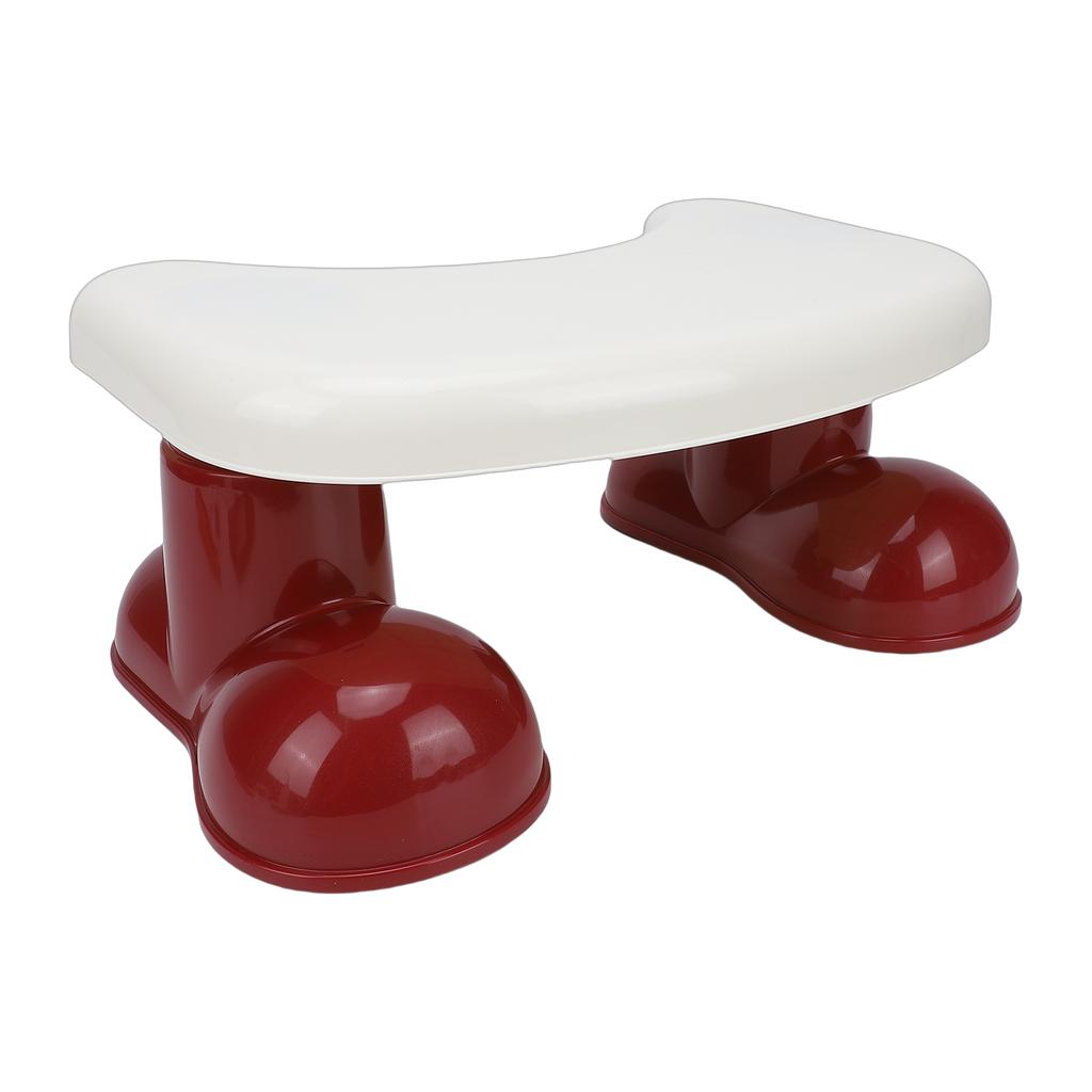 C Shaped Toilet Stool Anti Slip Step Stool for Bathroom Wide Thickened Toilet Foot Stool Ergonomic Step Stool for Kids Adults