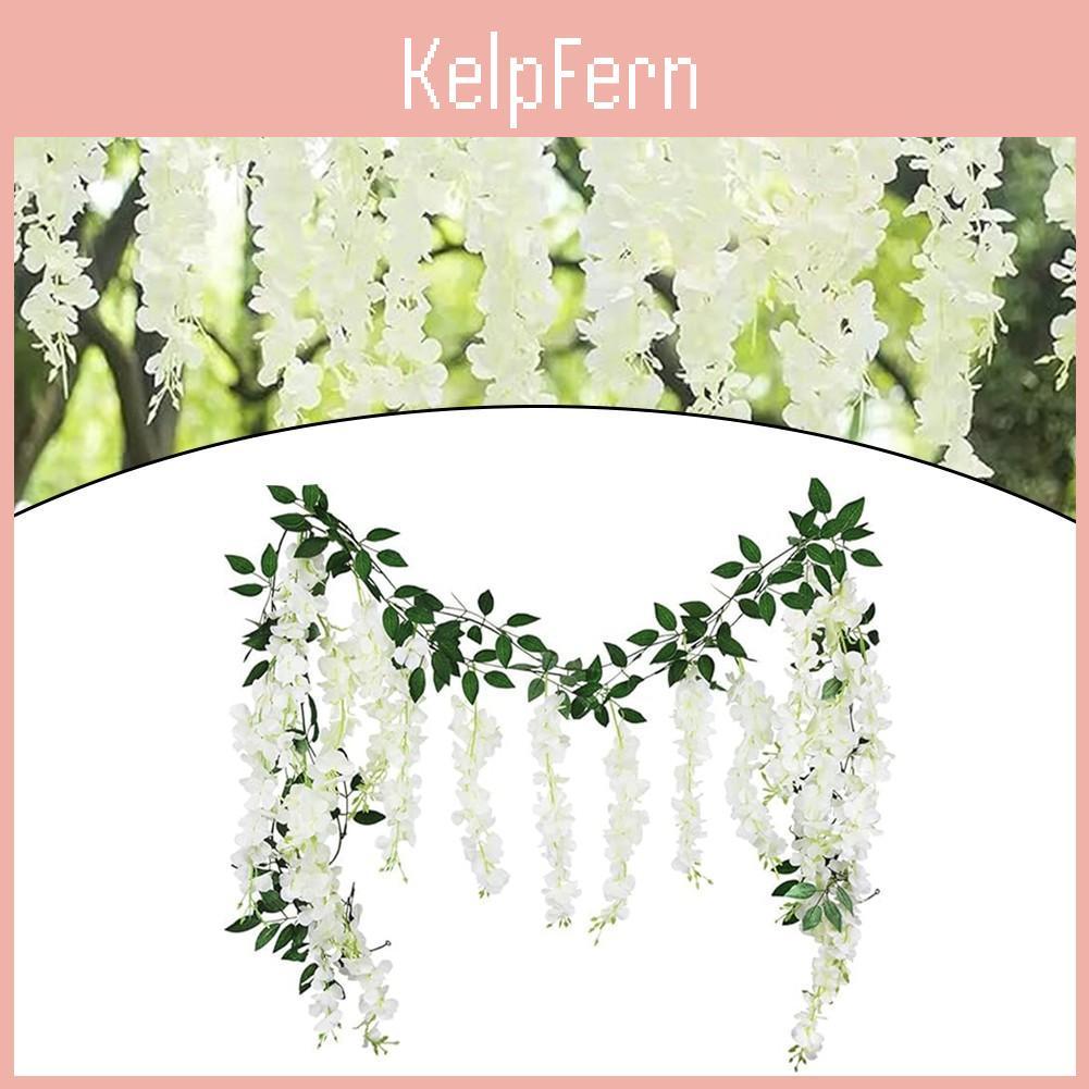 Artificial Hanging Vines Specifications Wisteria Flower String Design