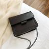 New Small Bag Women's 2023 Spring New Fashion INS Trendy Wide Shoulder Strap Small Square Bag Retro One Shoulder Crossbody Bag