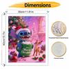 Disney Stitch Christmas Oil Painting Hand Painting Coloring Painting Handmade Diy Home Decoration Gift
