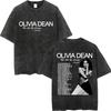 Vintage Washed The Art of Loving Tour Graphic T Shirts Men Women Fashion Aesthetic Tshirt Summer Casual Cotton Tshirts