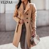 Moda Feminina Casual Cor Sólida Estampado Outono Inverno Manga Longa Jaquetas e Casacos com Gola POLO