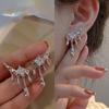 Water Droplets Zircon Unique Earrings New Fashion Cool Wind Small Female Stud Woman Jewelry Accessories