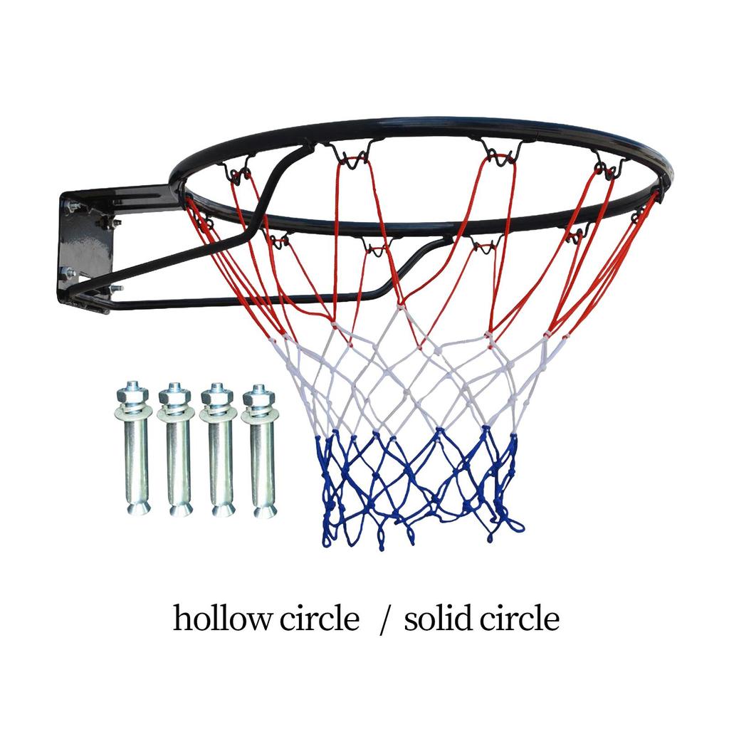 45cm Basketball Hoop for Wall Mounting with Net Sports Activities