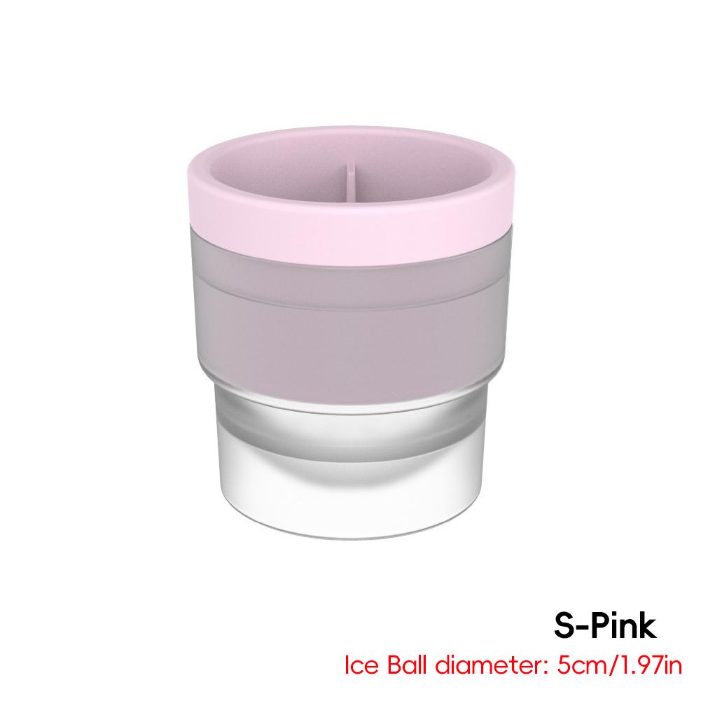 Aparat Profesional pentru Bile de Gheață pentru Whisky Accesorii Bar Matriță pentru Bile de Gheață Silicon Premium Matriță Cuburi de Gheață Economisire Spațiu pentru Bar de Casă Netoxic pentru Congelator