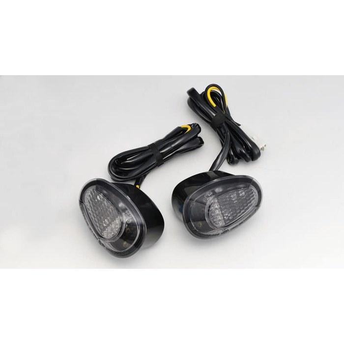Kijima Motorcycle LED Fairing Turn Signal Kit Smoke Ninja250R 219-3033