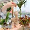 1 Pieza Peluche Alpaca Oveja Animal Llavero Suave Lindo Colgante Hecho a Mano Llavero Adorno Regalo Decoración Diy