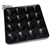 3D Printed Pool Ball Rack 16 Holes Billiard Tray, Billiards Storage Box with Anti-Slip Arc Concave, Protective Organizer Holder Tray for Snooker