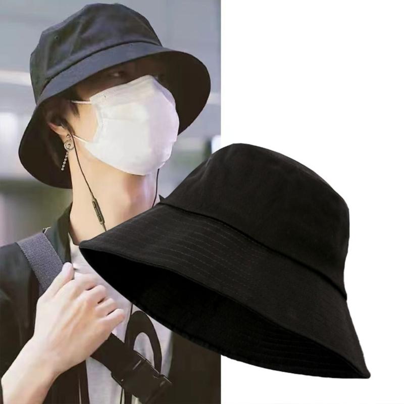Double Side Fisherman Hat For Couples Stylish Comfortable Foldable Sun Protective Bucket Hat For Beach Vacation Wear