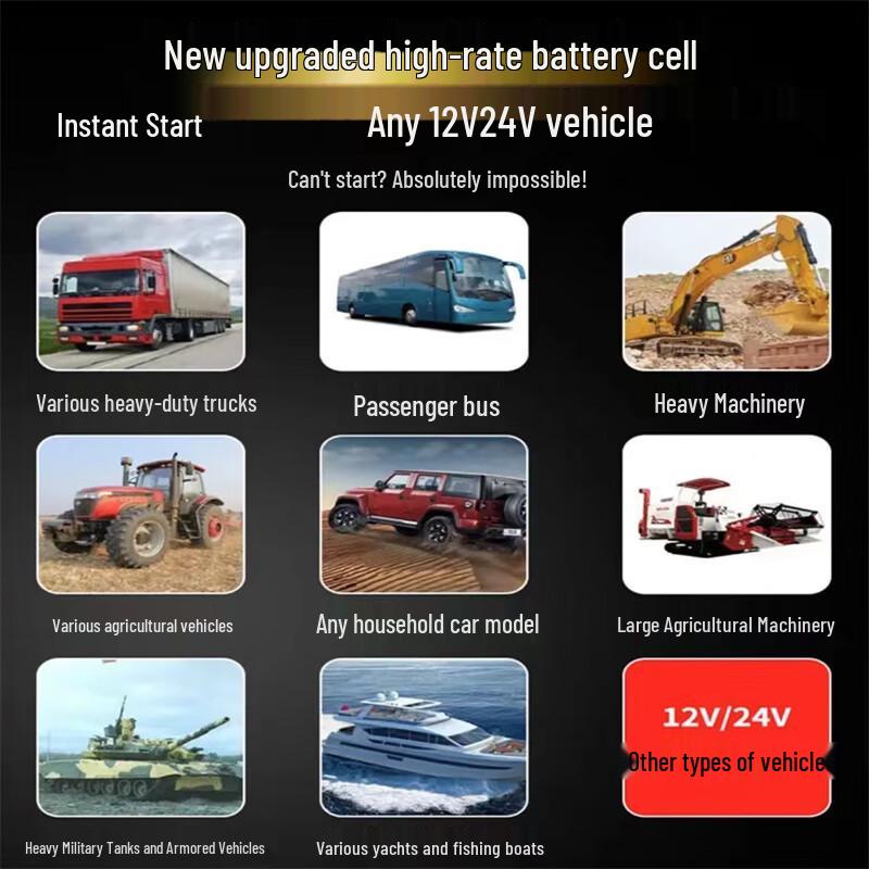Yanpai 009B 12V-24V Emergency Vehicle Jump Starter