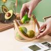 Shangqi Portable Glass Fruit & Salad Serving Bowl with Handle