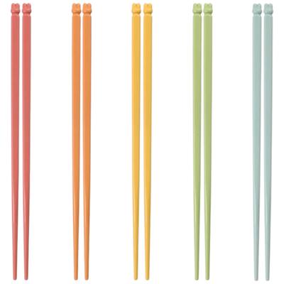 KOBACH Lucky Rabbit Alloy Chopsticks Set (5 Pairs)