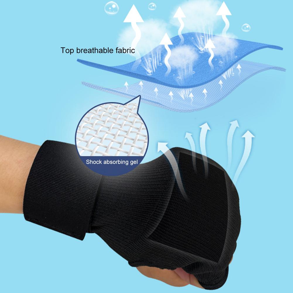 Gel Boxing Gloves Half Finger Boxing Hand Wrap Inner Gloves Fist Hand Protection Gloves Boxing Training Accessories